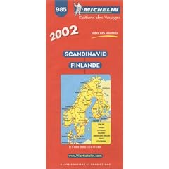 Michelin Scandinavia-Finland Map No. 985, 10e
