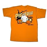 アングリーバード　ハロウイン　Ｔシャツ　PIG OR TREAT オレンジ　アメリカ輸入品