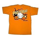 アングリーバード ハロウイン Tシャツ PIG OR TREAT オレンジ アメリカ輸入品