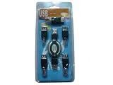 GSI Super Quality 6-in-1 USB Adapters and Cables Travel Kit - Connect to PC, Laptop and Notebook