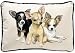 Chihuahua Dog Puppies Leslie Anderson Designer Decor Pillow