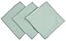 Sinland Kitchen Towels Microfiber Waffle Weave Hand Towels drying towel Tea Towels 16 Inch X 32 Inch 3 Pack Light Jade