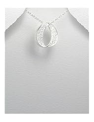 CZ Pendant Necklace In 92.5 Sterling Silver