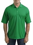 Upscale Men's 100% Poly Dri Mesh Sport Shirt - Kelly Green