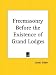Book Freemasonry Before the Existence of Grand Lodges