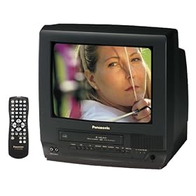 Panasonic PV-C1342 13-Inch TV/VCR Combo , Black
