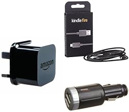 Amazon Charge & Sync Bundle: Includes Power Adaptor, USB Cable and Car Charger