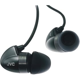 JVC HA-FX300B In-Ear Headphones (Black)