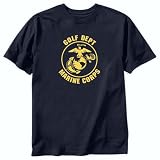 T-Shirt Navy Blue  Golf Dept Marine Corps  Sports