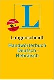 Langenscheidt Handwörterbuch Deutsch-Hebräisch