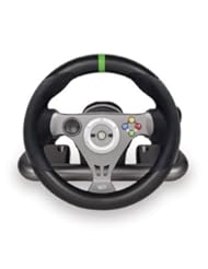 Video Games: Xbox 360 Wireless Racing Wheel - MadCatz