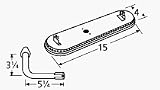Burner Asmby, Ovl Sgl Off-Ctr, Ss, 15 X 4; Fiesta