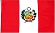 Peru National Country Flag - 3 foot by 5 foot Polyester (New)