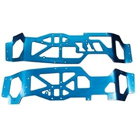 Duratrax Chassis Plate Set Blue Warhead from Chassis Plates