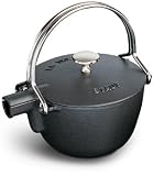 Review Staub 1650023 / Staub Cast Iron Black Matte Round Tea Kettle 1 Qt.