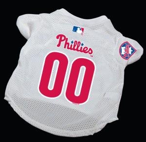 Med Authentic Philadelphia Phillies Dog Baseball Jersey