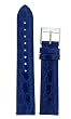 Watchband Genuine Crocodile 16mm Blue