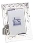 Oneida Laurus 4-by-6-Inch Crystal Frame