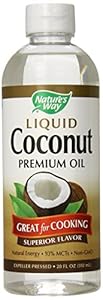 Nature's Way Liquid Coconut Oil, 20 FL OZ (592 ml)