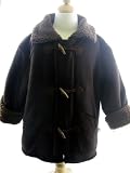 Corky Coats Brown Cord Fleece Toggle Coat