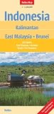 Kalimantan nel. map Indonesia Malaysia East -Brunei: City Maps: Kota Kinabalu, Kuching, Bandar Seri Begawan