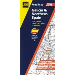 Galicia and Northern Spain (AA Road Map Spain & Portugal)