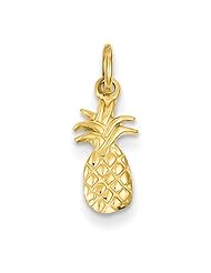 14k Polished Pineapple Charm