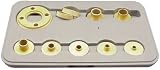 Woodline USA WL-WTS 10-Piece Brass Router Template Guide Kit