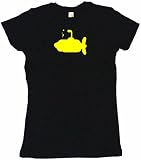 Yellow Submarine Logo Women's Babydoll Petite Fit Tee Shirt in 6 Colors Small thru XL Yellow Submarine Logo Women's Babydoll Petite Fit Tee Shirt in 6 Colors Small thru XL