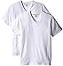 Kenneth Cole New York Men's 2-Pack Superfine Cotton V-Neck T-Shirt