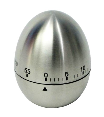 Zeller 27245 Eieruhr, Edelstahl &oslash; 6 x 7 cm
