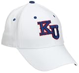Kansas Adult White One-Fit Hat (Small) by Top of the World, LLC