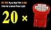 YITAMOTOR 20 PCS T10 Wedge 8-SMD Red LED Light bulbs W5W 2825 158 192 168 194