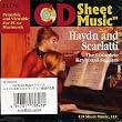 CD Sheet Music ハイドン&スカルラッティ 鍵盤作品集
