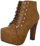 Buffalo London 331213 ZMLP SUEDE 141197, Damen Fashion Halbstiefel & Stiefeletten, Braun (TAN 01), EU 41