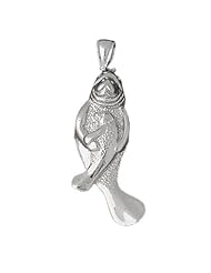Clevereves 14K White Gold Pendant Manatee 7.6 - Gram(s)