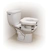 `Raised Toilet Seat w/4 Locking Brackets Open, Padded `Raised Toilet Seat w/4 Locking Brackets Open, Padded