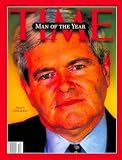 Newt Gingrich, Man of the Year / TIME Cover: December 25, 1995, Art Poster by TIME Magazine