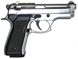 Special Mod 92 Firat Compact Chrome Blank Firing Gun 9mm.