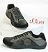 s.Oliver Herren Leder SchnÃ¼rer Sneaker schwarz /braun