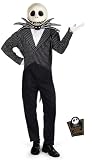 Deluxe Jack Skellington Costume with Mask and Gloves
