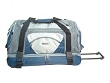 TCL Adventurer 29" 2-Section Navy Rolling Organizer Duffel
