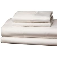 Leggett & Platt Home Textiles QH0276 Flat Fitted Twin Pillow Case, Soothing Ivory