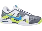 NIKE AIR MAX COURTBALLISTEC 2.3 MENS 386171-001 (13, COOL GREY/NEPTUNE BLUE-WHITE-ELECTRIC GREEN)