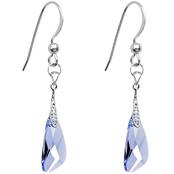Crystal Provence Lavender Earrings Made with SWAROVSKI ELEMENTS