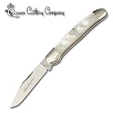 Queen Pearl Handle Copperhead Folding Knife