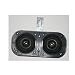 Dual front in-dash Kenwood speakers for 1967-1972 Chevy Truck