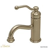 【Matilda】ベルフリー・クラシック（ニッケル） / Bellfree Classic #BN ネオ・アンティーク水栓 シルバー色 マチルダ洗面用シングルレバー混合栓 ワンホール・ヨーロピアン蛇口