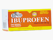 HealthPersonalCare: Ibuprofen Tablets 200Mg White Generic Motrin   100'S