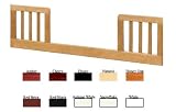 Toddler Guard Rail for Hidden Hardware Cribs (For M4801, M4001, M5921) in Red/Black Finish By Da Vinci Baby Furniture